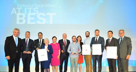 Die Preisträger des NRW.INVEST Award 2019.